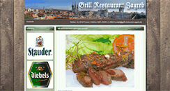 Desktop Screenshot of grill-restaurant-zagreb.de